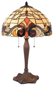 Stolná lampa do obývačky vitráž Ø40*61
