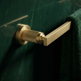 Rea Rivo, kúpeľňový vešiak na uterák 60 cm, 81301, zlatá matná, REA-98057