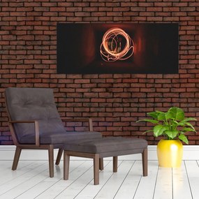 Obraz - čiary v tuneli (120x50 cm)