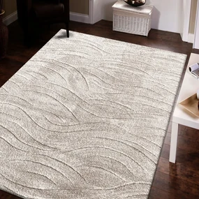 Koberec Serenity v béžovej farbe s decentným vzorom Šírka: 120 cm | Dĺžka: 170 cm