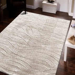 Koberec Serenity v béžovej farbe s decentným vzorom Šírka: 200 cm | Dĺžka: 290 cm