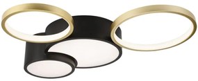 Stmievateľné stropné svietidlo ALIZEE LED/30W/230V 3000-6500K čierna/zlatá
