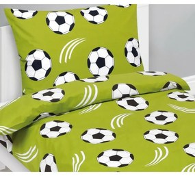 Bellatex Bavlnené obliečky Junior Futbal, 140 x 200 cm, 70 x 90 cm