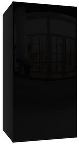 Závesná skrinka Izumi 21-BL čierna mat/lesk