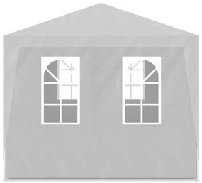 Záhradný pavilón 9x3x2,7 m - biely - 8 stien