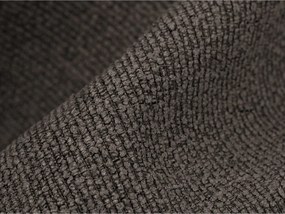 Hnedá rohová pohovka z textílie buklé (ľavý roh/s leňoškou) Aloha – Makamii