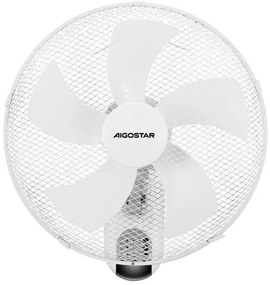 Aigostar -  Nástenný ventilátor 45W/230V biela + DO