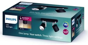 Philips 50672/30/P0 - LED Stmievateľné bodové svietidlo BYRL 2xLED/4.5W/230V