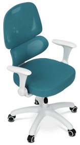 Autronic BONTEC Detská stolička, výškovo nastaviteľná, modrá sieťovina, KA-K1063 BLUE Farba: Šedá