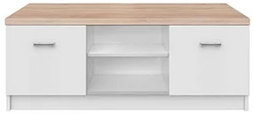 TV stolík TOPTY 2D typ 15, biely