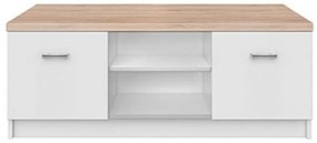 TV stolík TOPTY 2D typ 15, biely