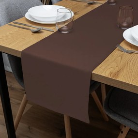 Biante Dekoračný behúň na stôl Rongo RG-042 Hnedý 20x140 cm