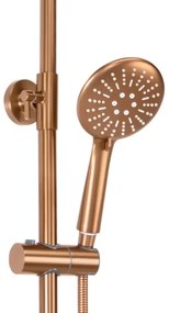 REA-P8807 - Sprchový set s termostatickou batériou LUNGO, kartáčovaná meď
