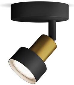 Philips - Bodové svietidlo CONDUIT 1xGU10/5W/230V čierna/mosadz