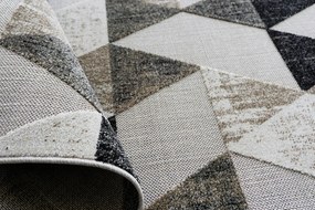 Koberec Lagos 1700 BEIGE – béžový so sivočiernym vzorom, obdĺžnik Rozmer: 80x150 cm