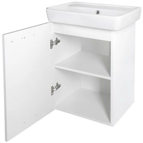 Aqualine Aqualine, ZOJA umývadlová skrinka 41,5x63x37,6 cm, biela, 56372