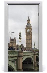 Fototapeta samolepiace na dvere Elizabeth Tower Londýn 85x205 cm