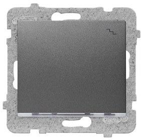 Vypínač schodiskový s podsvietením ŁP-3DS/M.GR Sigma