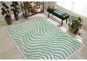 Zelený prateľný koberec 60x100 cm Green Zebra – Vitaus