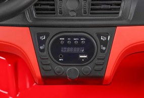 Ramiz BMW X6M XXL pre 2 deti Červené SUV + Pilot + Eco koža