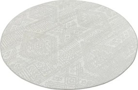 Koberec Haga 04196A krémový / sivý kruh
