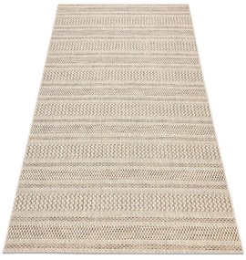 Šnúrkový koberec SIZAL BOHO 46209651 Pásiky, béžový