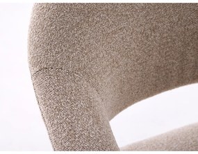 Béžové jedálenské kreslá v súprave s podrúčkami 2 ks z dubového dreva Elk – Unique Furniture