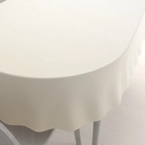 Biante Teflónový oválny obrus TF-131 Šampaň bez vzoru 60x100 cm