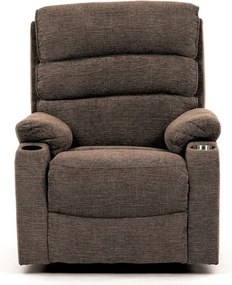 Polohovacie kreslo béžové, elektrické TV-S8348 CRM2