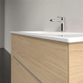 VILLEROY &amp; BOCH Collaro závesná skrinka pod umývadlo, 2 zásuvky, s LED osvetlením, 961 x 480 x 610 mm, Nordic Oak, C145B0VJ