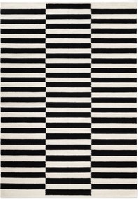 AKCIA: 120x180 cm Kusový koberec Donna 106207 Black White, čiernobiela, obývacia izba, Hanse Home