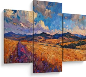Obraz - Olejomaľba krajiny (90x60 cm)