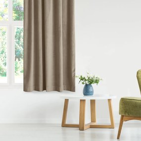 Záves Homede Vila s riasiacou páskou Wave 7 cm béžový