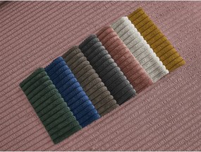 Ružová menčestrová pohovka 250 cm Tina – Bobochic Paris