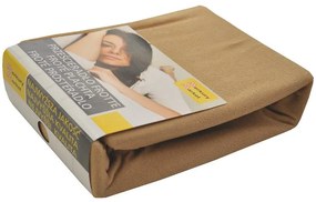 Froté plachta s gumkou0,9/2,0 kol3 kávová