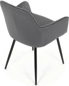 Jedálenská stolička sivá DCH-215 GREY4