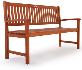 Casaria Záhradná lavica MAXIMA, 152x55x90 cm, prírodná hnedá