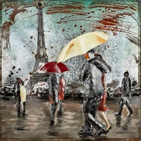 Kovový obraz 80x80 FAM0805