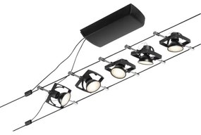 Paulmann 94434 - SADA 5xGU5,3/10W Bodové svietidlo MAC 230V čierna