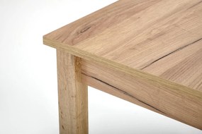 Jídelní rozkládací stůl GINO 100/135 cm dub craft zlatý