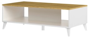 Konferenčný stolík Barilus 41 (orech americký byant + biela). Vlastná spoľahlivá doprava až k Vám domov. 1068105
