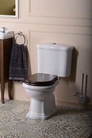 Kerasan Kerasan, RETRO WC kombi misa 38,5x41x72cm, zadný odpad, 101301