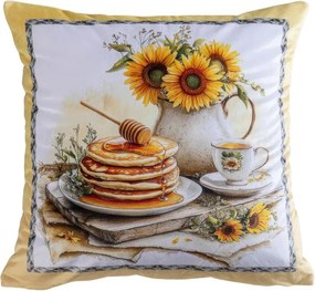 Sada 3 ks obliečok na vankúšiky SUNFLOWERS 45 x 45 cm