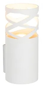Dizajnová nástenná lampa biela - Arre