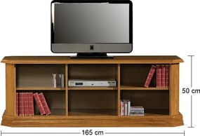 Rustikálny TV stolík Kinga G - drevo D3