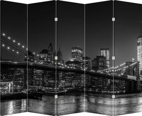 Paraván - Brooklynský most v New Yorku (210x170 cm)