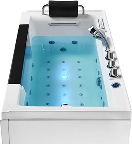 BPS-koupelny Hydromasážna vírivá vaňa Gomera 983C 162x75 s ohrevom vody