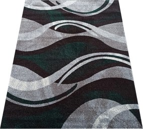 DY Sivo-zelený koberec s abstraktným vzorom Otto 01 Rozmer: 240x330 cm