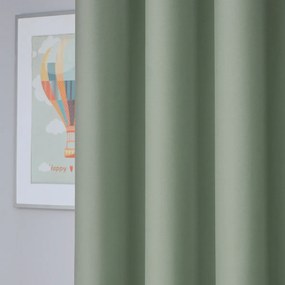 4Home Zatemňovací záves Cairo sivozelená, 150 x 250 cm