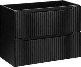 Comad Kúpeľňová skrinka pod umývadlo Nova Black 80 čierna